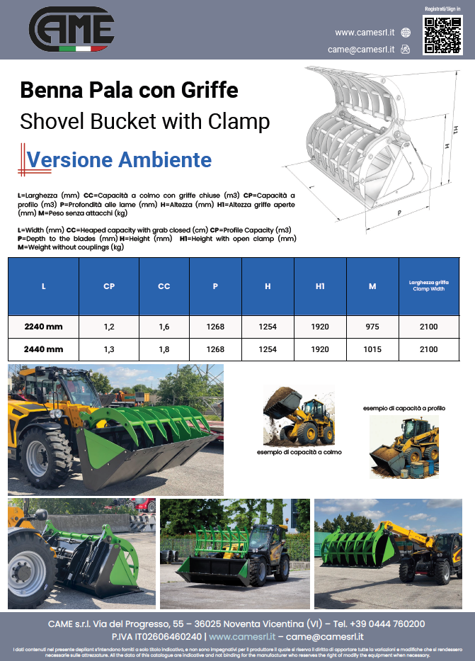 Benna Pala CAME con GRIFFE